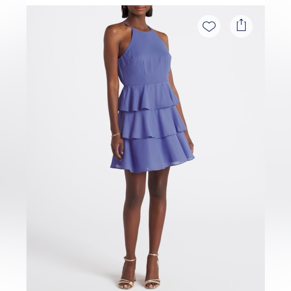 Rosalie Halter Neck Tiered Dress